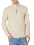 Men's Soft Touch Quarter-Zip Sweater - Off-White