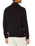 Tommy Hilfiger Men's Black Cotton Quarter Zip Pullover