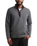 Spyder Men's Cozy Quarter Zip Sweater - Grey