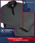 Spyder Men's Cozy Quarter Zip Sweater - Grey
