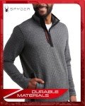 Spyder Men's Cozy Quarter Zip Sweater - Grey