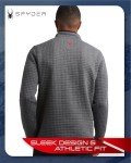 Spyder Men's Cozy Quarter Zip Sweater - Grey