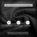 Dokotoo Men's Color Block Quarter Zip Sweatshirt