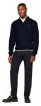 Tommy Hilfiger Men's Cable Knit Quarter Zip Sweater
