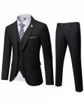MrSure Men's Slim Fit 3-Piece Tux Set
