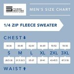 Men's Quarter Zip Dry Fit Pullover Sweater