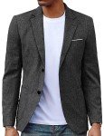 Men's Casual Blazer Jacket - Two Button Sport Coat