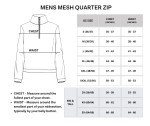 Men's Long Sleeve Quarter Zip Athletic Sweater - 3 Pack