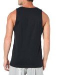 Men's Regular-Fit Black Tank Top - Large