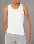 Men's Tech Stretch Performance Tank Top - White
