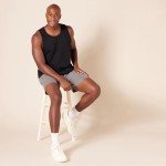 Men's Slim-Fit Black Tank Top by Amazon Essentials