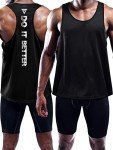 Men's 3 Pack Quick Dry Mesh Tank Tops