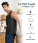 Men's Bamboo Rayon Moisture-Wicking Tank Top Pack