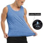 Amussiar Men's Quick-Dry Tank Tops 2-Pack