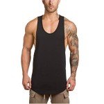 Men's Muscle Gym Workout Stringer Tank Tops - 2 Pack