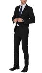 Slim Fit Black Tuxedo Suit for Men