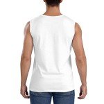 Men's Casual Palm Tree Beach Tank Top - 2XL