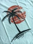 Men's Casual Palm Tree Beach Tank Top - 2XL