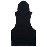 Men’s Y-Back Sleeveless Gym Hoodie Tank Top