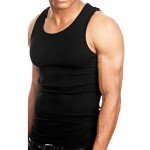 Goyoma Men's Cotton Tank Top Multipack - Black/White