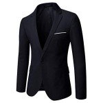 WULFUL Men's Slim Fit 3-Piece Suit Set