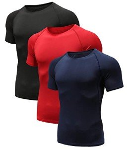 Men's Pack of 3 Athletic Compression Shirts