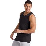 Hanes Men's Midweight Cotton Tank Tops, 3-Pack