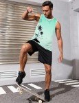 Tropical Aloha Palm Tree Men's Workout Tank Top