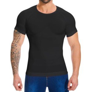 Men's Slimming Compression Shirt for Gynecomastia