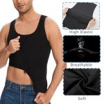 Men's Light Compression Sleeveless Body Shaper Tank