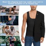 Men's Light Compression Sleeveless Body Shaper Tank