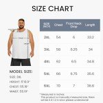 Big & Tall Men's Cotton Tank Tops - White 3XL