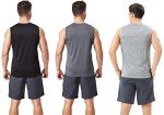 TEX2FIT Men's Quick-Dry Tank Tops - 3 Pack