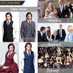 MrSure Men's Slim Fit 3-Piece Tux Set