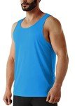 Men's Neon Quick Dry Athletic Tank Top - Sky Blue