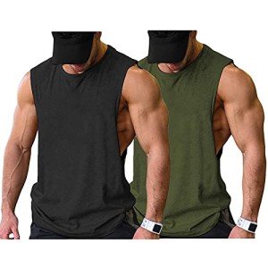COOFANDY Men's 2 Pack Gym Tank Tops