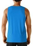 Men's Neon Quick Dry Athletic Tank Top - Sky Blue