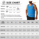Men's Neon Quick Dry Athletic Tank Top - Sky Blue
