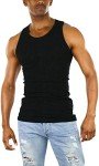 Men's Black Workout Tank Top - Medium