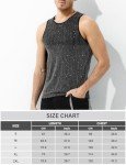 Men's Sparkly Sequin Sleeveless Tank Top - Silver