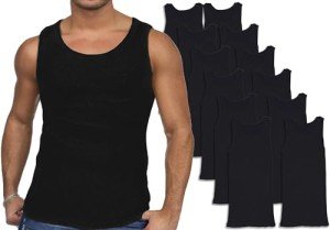 Andrew Scott Men's Cotton Tank Tops - 12 Pack