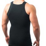 Men's Black G-Unit Style Muscle Tank Tops - 2 Pack