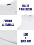 COOFANDY Men's V-Neck Gym Tank Top 3 Pack