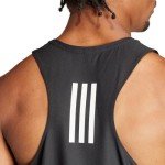 adidas Men's Run Tank Top - Black, Medium