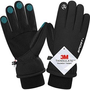 Men's Winter Touchscreen Thermal Gloves for Outdoor Activities