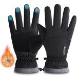 RIVMOUNT Touchscreen Waterproof Winter Gloves for All Activities