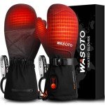 Electric Heated Mittens Gloves for Men and Women