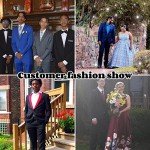 Slim Fit Black Tuxedo Suit for Men