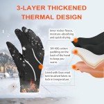 Men’s Touch Screen Winter Gloves with Anti-Slip