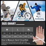 Men's Winter Touchscreen Thermal Gloves for Outdoor Activities